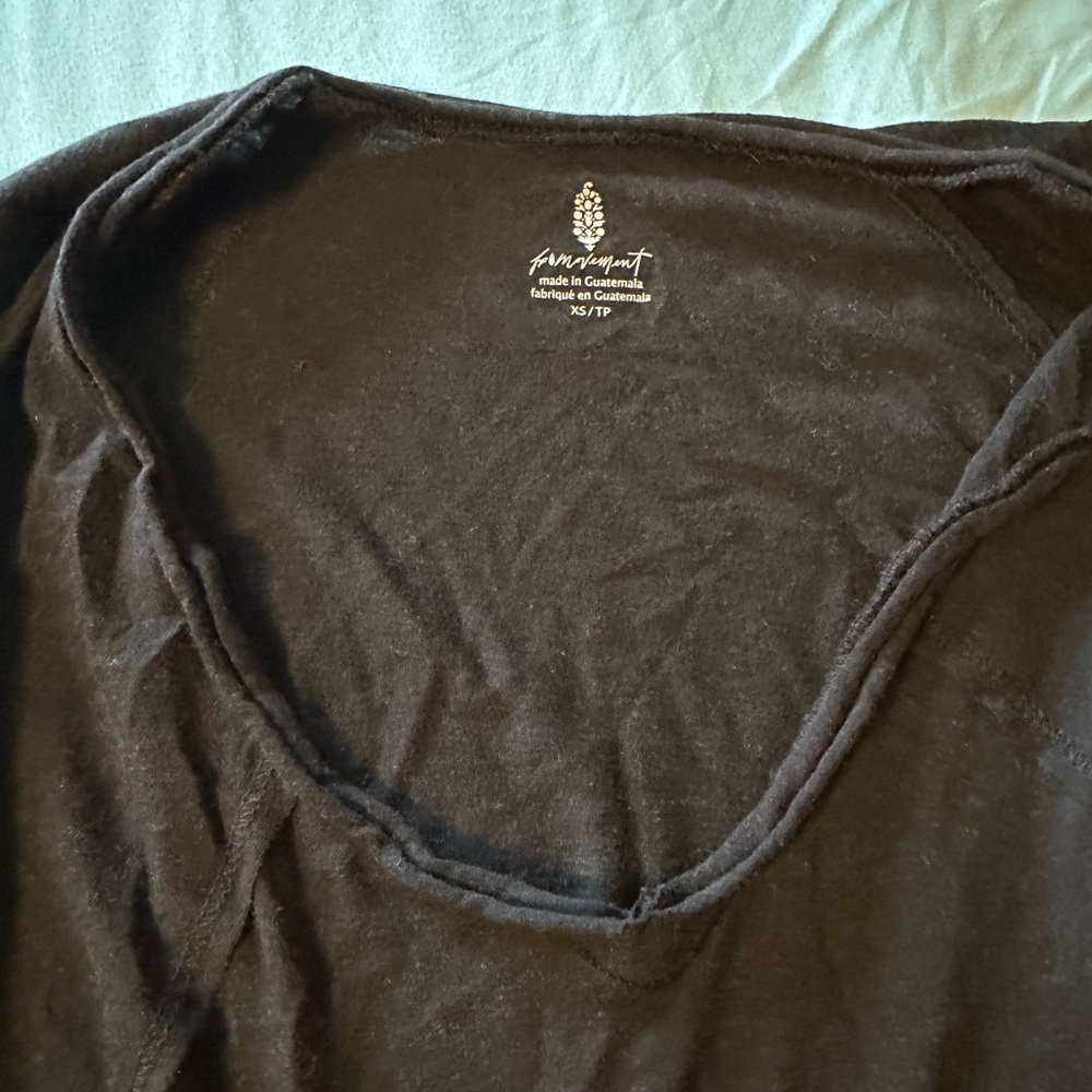 Black free people movement cover up with pockets!